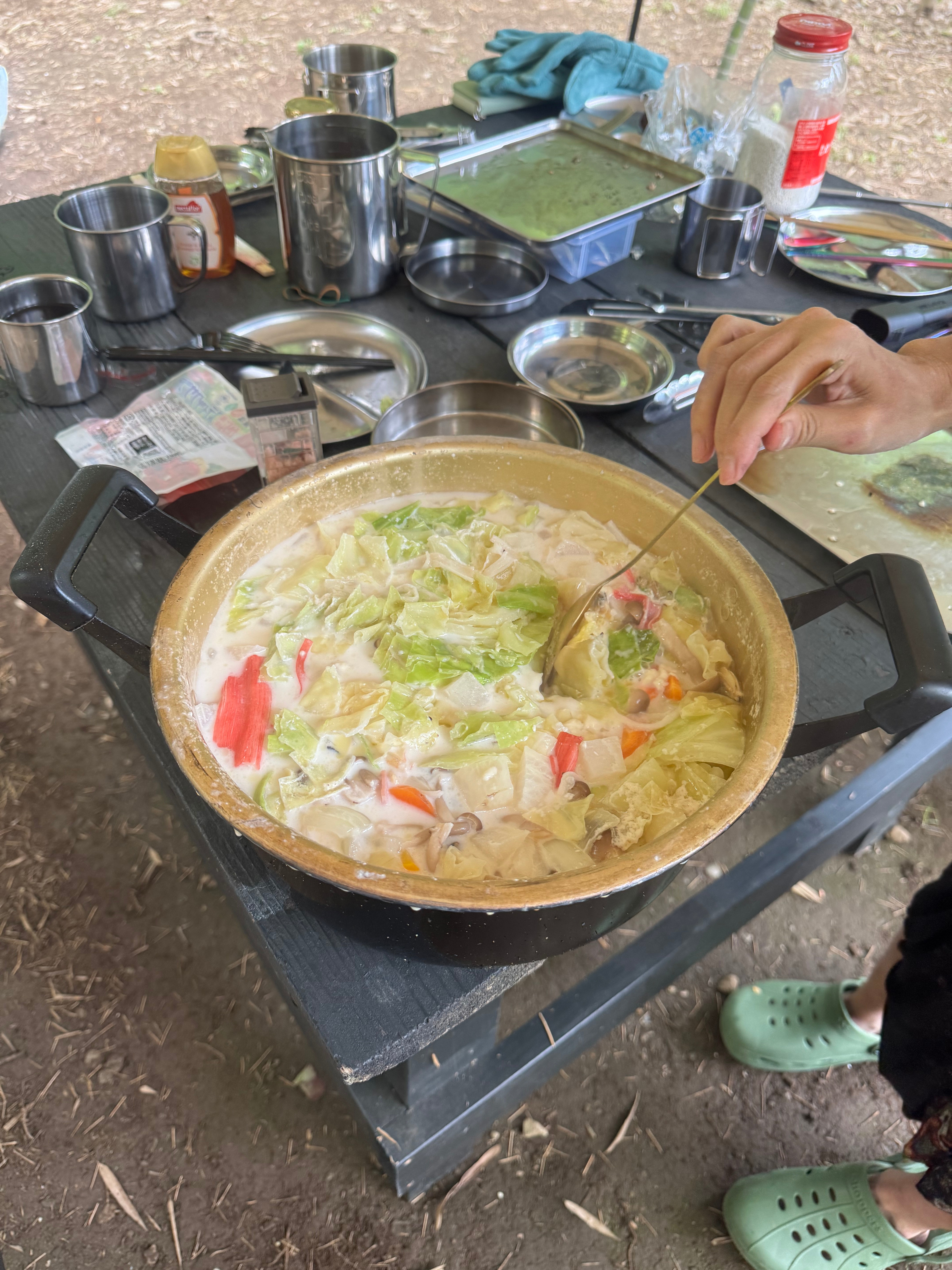 アウトドア料理