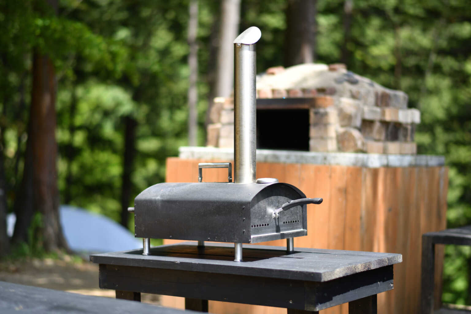 屋外サウナ体験